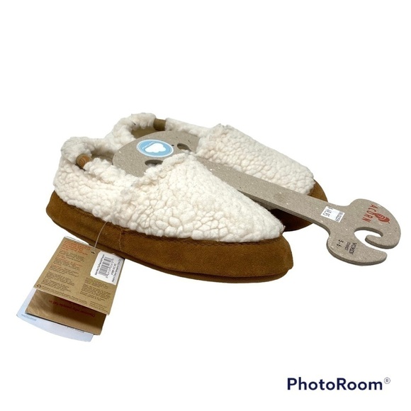 Acorn Moc Buff Popcorn A10080ACC Slippers - Picture 2 of 7